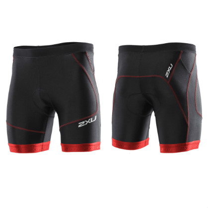 2XU Perform tri short 7" heren 2014 MT2705d Black/Neon red 2XUMT2705DZWRO
